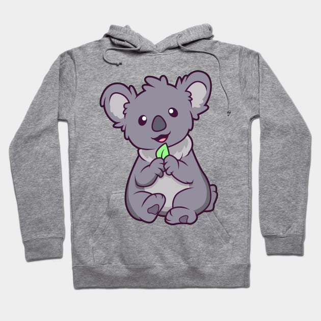 Kawaii Koala Hoodie by Modern Medieval Design